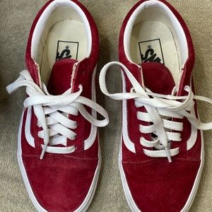 Vans UA Old Skool 36 DX - Red Velvet Women Size 5